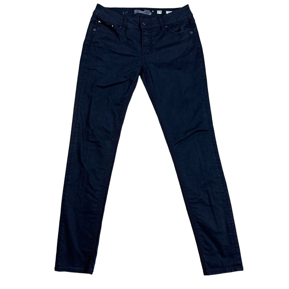 Miss Me Black Signature Skinny Jeans Size 29